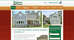 Desktop Screenshot of pinehursthomesinc.com